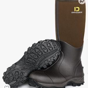 Drycode Rubber Waterproof/Slip Resistant  Work Boots for Men and Women